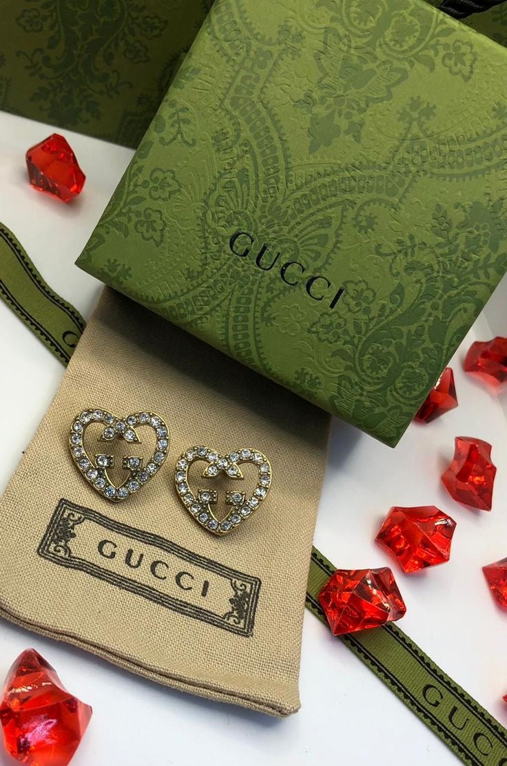 Boucle d’oreille cœur croisé GUCCI