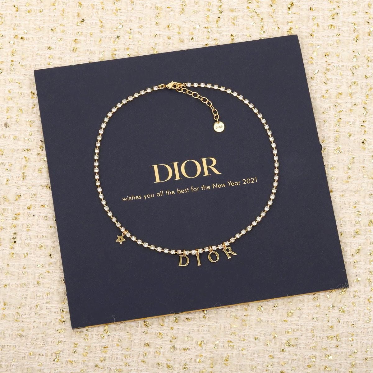 Collier lettres DIOR